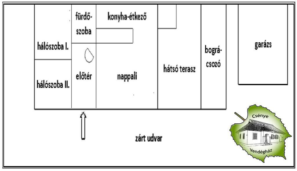 Csénye Vendégház Exterior foto